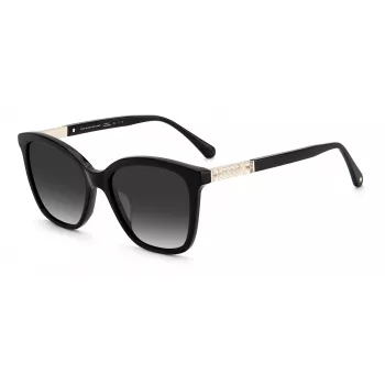 Kate Spade Reena/S 807 Óculos de sol de mulher - Armação preta, lentes cinzentas - 53/18/140 mm
