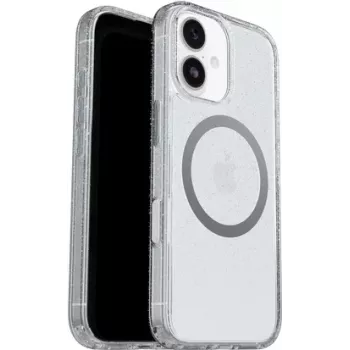 Capa OtterBox Symmetry Series Clear MagSafe para Apple iPhone 17 - Stardust Clear