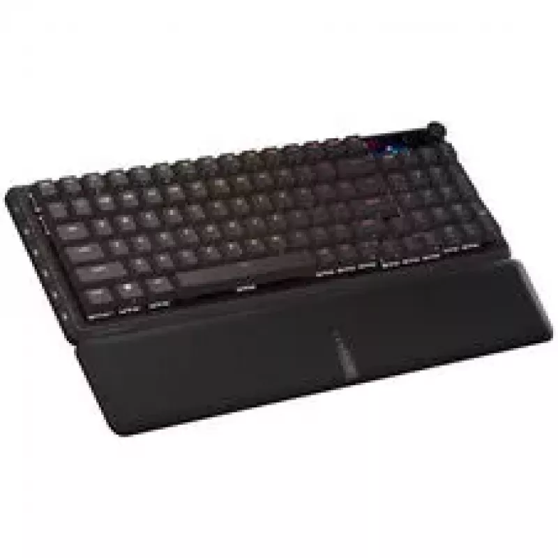 Corsair Vanguard 96 teclado gaming sem fios, mecânico, RGB, ecrã LCD, layout DE - preto