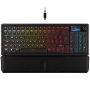 Corsair Vanguard 96 teclado gaming sem fios, mecânico, RGB, ecrã LCD, layout DE - preto