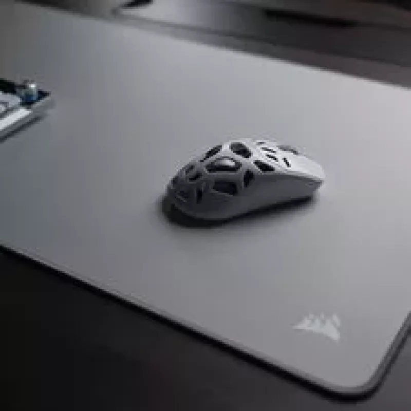 CORSAIR MM tapete de rato gaming, superfície em tecido, bordos anti-desfiamento - cinzento, XL