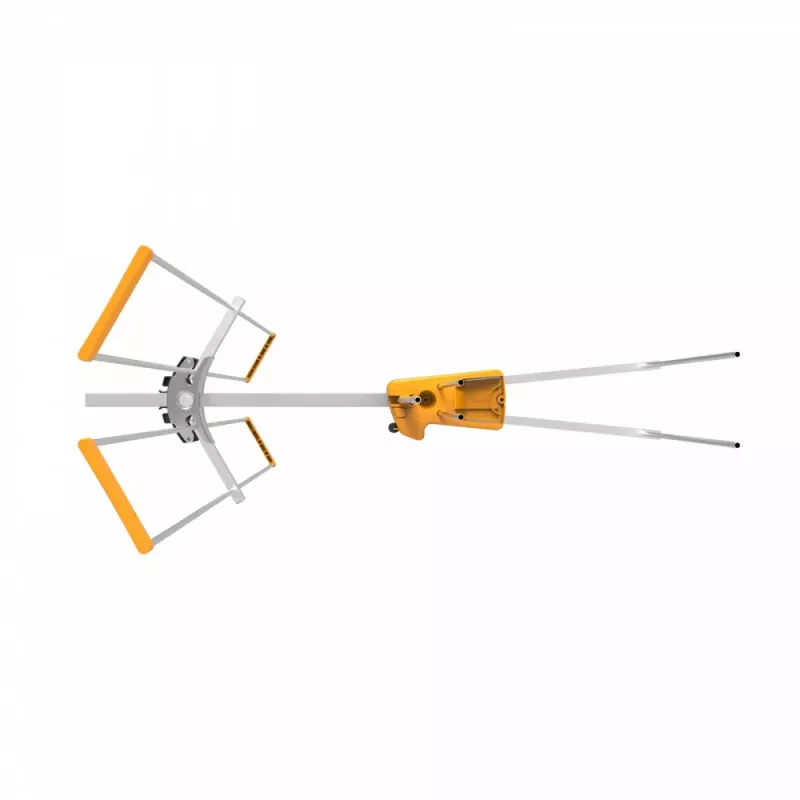 Antena VHF TELEVES Yagi V BIII, 5 elementos, 174-230 MHz, 7,5 dBi, ficha F, exterior, Preto