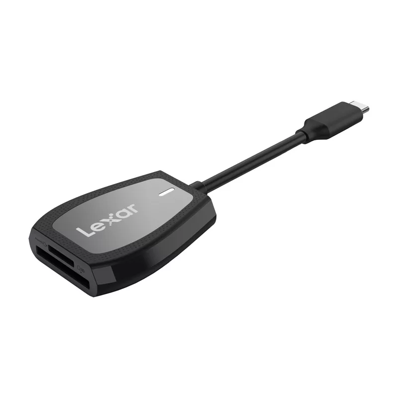 Lexar Leitor de Cartões de Memória SD/microSD Dual-Slot, USB-C