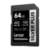 Lexar Professional SILVER PLUS SDXC 64GB Cartão de Memória UHS-I U3 V30 A2
