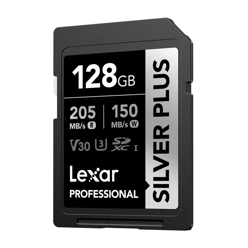 Lexar Professional SILVER PLUS SDXC 128GB Cartão de Memória UHS-I U3 V30