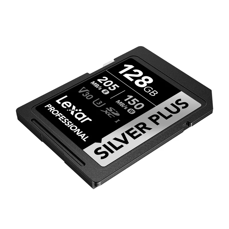 Lexar Professional SILVER PLUS SDXC 128GB Cartão de Memória UHS-I U3 V30