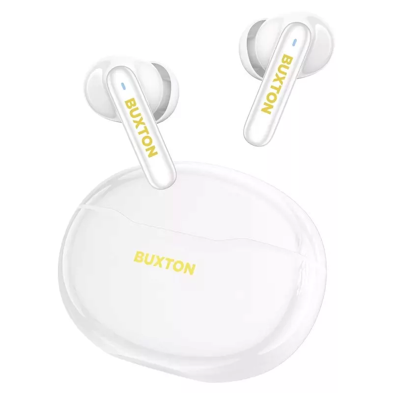 Buxton BTW 7200 Tuya auriculares sem fios intra-auriculares com estojo de carregamento, brancos