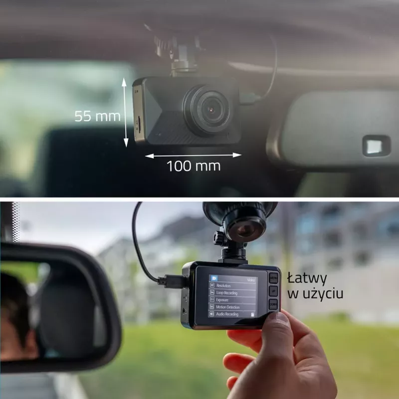 Dashcam LAMAX T3 Full HD 1080p 140° grande angular com sensor G e modo de estacionamento
