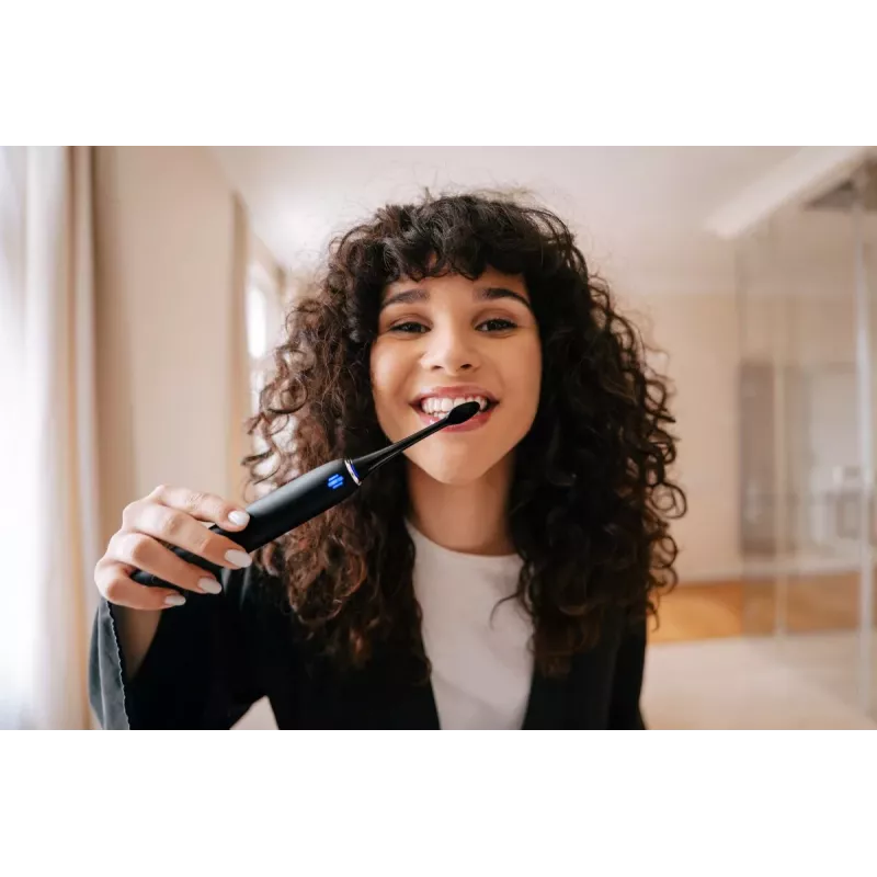 Escova de dentes sónica TrueLife SonicBrush Clean70 UV, preta