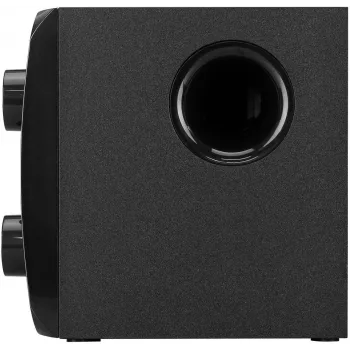 Coluna Bluetooth portátil Rampage RMS-G8 25W com iluminação RGB, TWS, rádio FM, preto