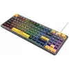 Rampage CYCLONE KNOB RGB 90% Teclado gaming de membrana com fio, preto