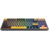 Rampage CYCLONE KNOB RGB 90% Teclado gaming de membrana com fio, preto