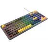 Rampage CYCLONE KNOB RGB 90% Teclado gaming de membrana com fio, preto