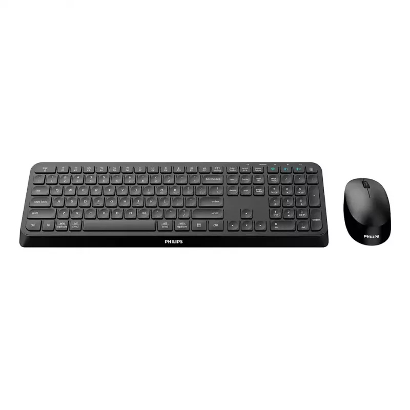 Conjunto de rato e teclado Philips 4000 Series RF sem fios + Bluetooth AZERTY