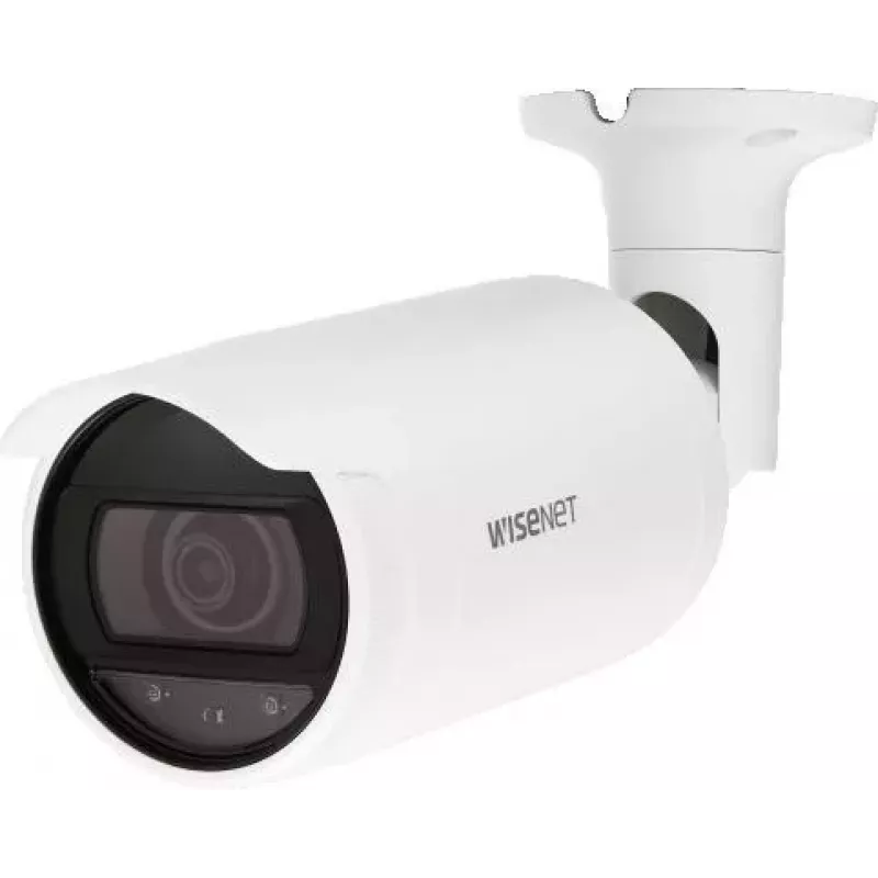 HANWHA 1/2.8 Polegadas Câmara de Rede Bullet - Dia/Noite - 3,3-10,3 mm - 2560x1440 Infravermelho - IP66 - PoE