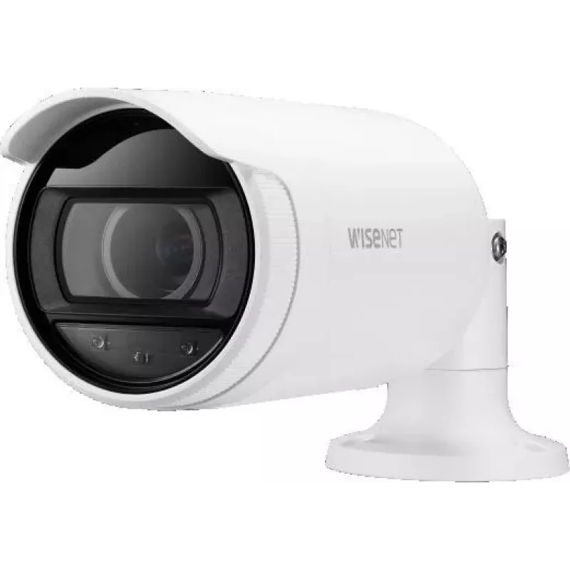 HANWHA 1/2.8 Polegadas Câmara de Rede Bullet - Dia/Noite - 3,3-10,3 mm - 2560x1440 Infravermelho - IP66 - PoE