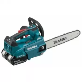Motosserra a bateria MAKITA DUC306PT2B 36V (2x18V) lâmina 30cm 2 baterias de 5,0Ah e carregador duplo