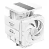 Dissipador de CPU SUDOKOO SK620, torre dupla - 2x 120mm, branco