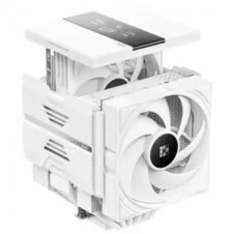 Dissipador de CPU a ar Sudokoo SK620V, torre dupla - 2x 120mm, branco
