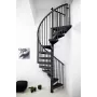Escada em caracol STAIRS RONDO antracite 12 degraus 269-300 cm