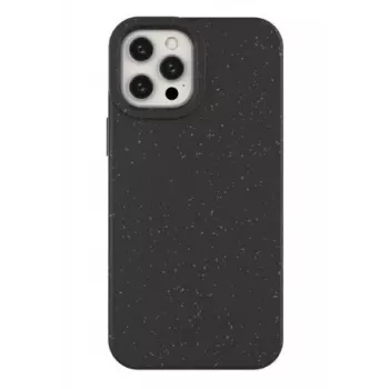 Capa de silicone Eco para Apple iPhone 12 Pro Max preta