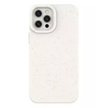Capa de silicone ECO para Apple iPhone 12 Pro Max - branca