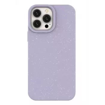 Capa de silicone degradável Eco para Apple iPhone 14 Pro roxa
