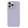 Capa de silicone degradável Eco para Apple iPhone 14 Pro roxa