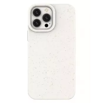 Capa de silicone degradável Eco para Apple iPhone 14 Pro branca
