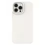 Capa de silicone degradável Eco para Apple iPhone 14 Pro branca