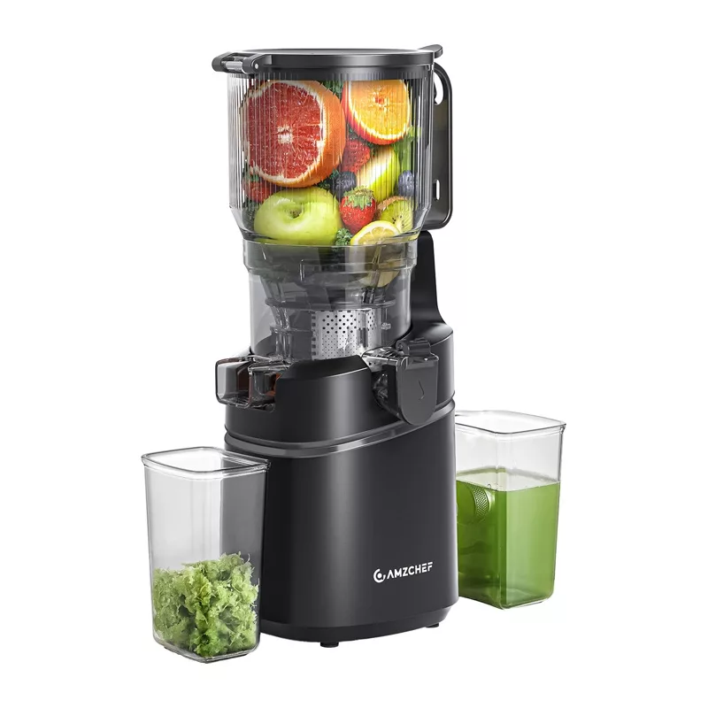 AMZCHEF SJ-036CBK Extrator de sumo lento (preto)