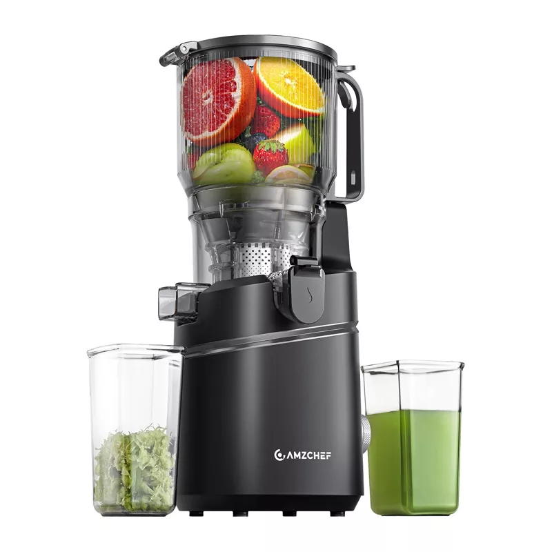 AMZCHEF SJ-036CBK Extrator de sumo lento (preto)
