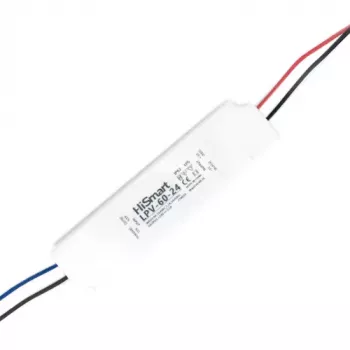 Fonte de alimentação comutada HISMART LPV-60-24 24V 2,5A 60W IP67