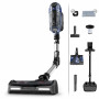 Aspirador de bateria Rowenta X-Force Flex 14.60 Auto Docking RH99C3 - azul/alumínio, 32,4V, 70min de autonomia, escova Aqua, iluminação LED