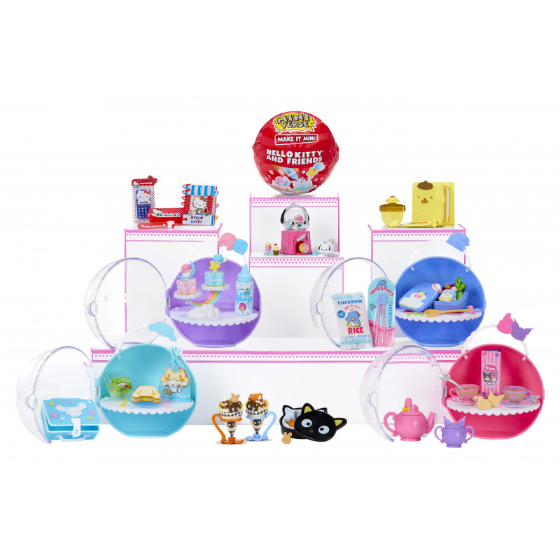 MGA's Miniverse - Make It Mini SANRIO Hello Kitty Série 4 cápsula surpresa conjunto de trabalhos manuais DIY