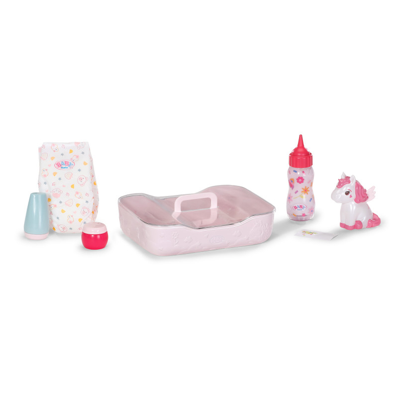 Conjunto de hora de dormir BABY born ZAPF CREATION – pijama para boneca de 3 peças, gorro e chupeta para bonecas de 43 cm