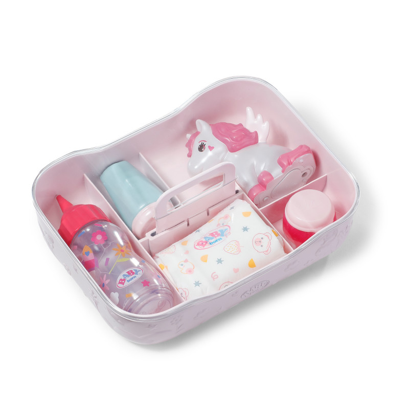 Conjunto de hora de dormir BABY born ZAPF CREATION – pijama para boneca de 3 peças, gorro e chupeta para bonecas de 43 cm