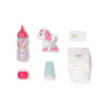 Conjunto de hora de dormir BABY born ZAPF CREATION – pijama para boneca de 3 peças, gorro e chupeta para bonecas de 43 cm