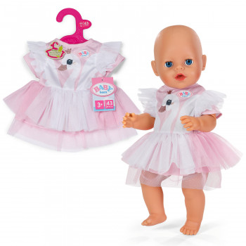 Vestido de cisne BABY born 43cm ZAPF CREATION roupa para boneca
