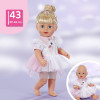 Vestido de cisne BABY born 43cm ZAPF CREATION roupa para boneca