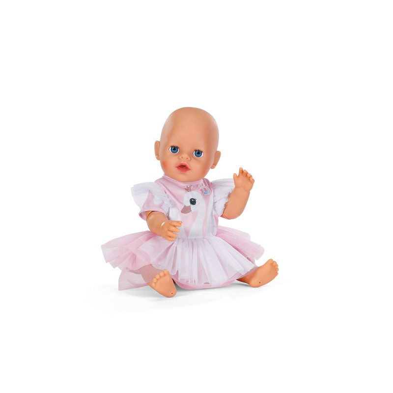 Vestido de cisne BABY born 43cm ZAPF CREATION roupa para boneca