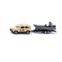 SIKU Blister Land Rover Defender Safari com barco