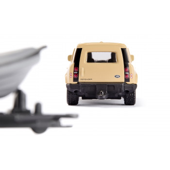 SIKU Blister Land Rover Defender Safari com barco