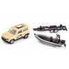 SIKU Blister Land Rover Defender Safari com barco