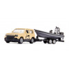 SIKU Blister Land Rover Defender Safari com barco