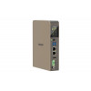 QNAP QBoat-300 Servidor NAS ultracompacto sem ventoinha com ranhuras M.2 NVMe/SATA duplas, Intel Celeron J3455 de quatro núcleos, 4GB RAM, Gigabit Ethernet duplo, HDMI, 2x USB 3.0