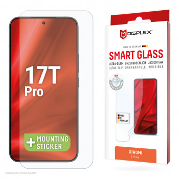 DISPLEX Smart Glass protetor de ecrã para Xiaomi 17T Pro, E.V.I. 02340