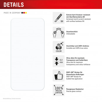 DISPLEX Smart Glass protetor de ecrã para Xiaomi 17T Pro, E.V.I. 02340