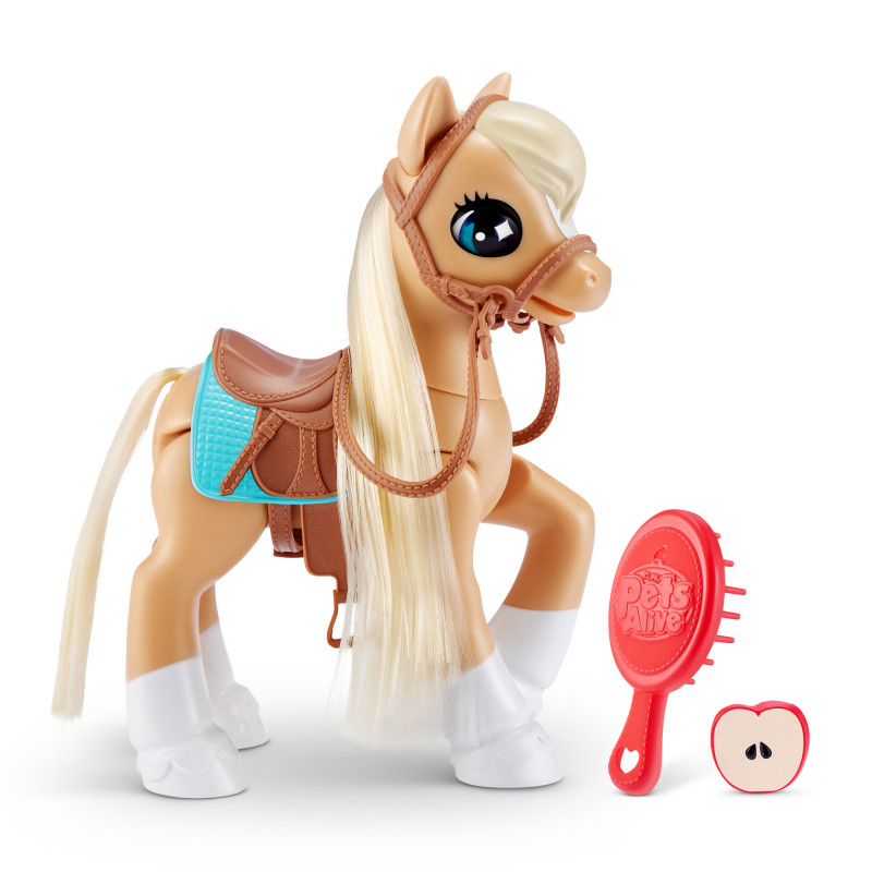 Zuru Pets Alive Magical Pony com estábulo – brinquedo eletrónico interativo de unicórnio