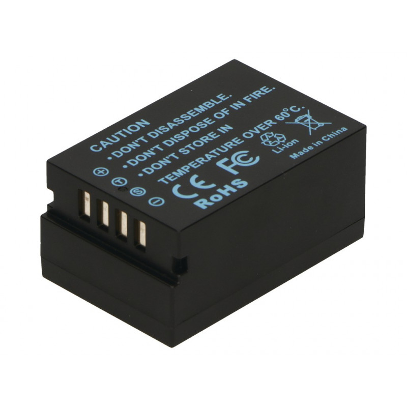 Bateria de substituição 2-POWER DBI1012A 10,8V 1300mAh Li-Ion para Panasonic Lumix DMC-FZ7/FZ8/FZ18/FZ28/FZ30/FZ35/FZ38 & Leica V-LUX 1